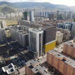 Exterior view of the MaySeven building in Ulaanbaatar
